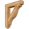 Ekena Millwork Funston Arts & Crafts Rough Sawn Bracket, Western Red Cedar, 6"W x 36"D x 40"H BKT06X36X40FST03RWR - alternate 1